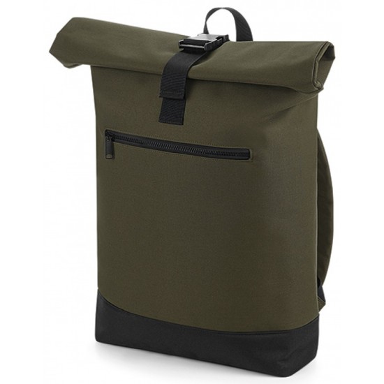 Roll-Top Backpack Maat 32 x 44 x 13 cm (Military Green)