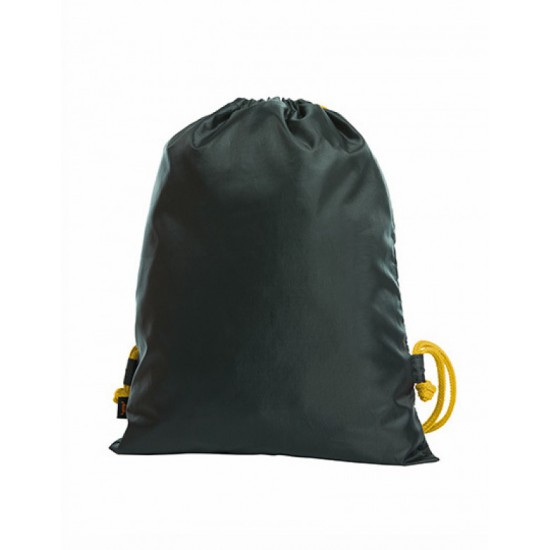 Drawstring Bag Flash (Zwart/Geel)