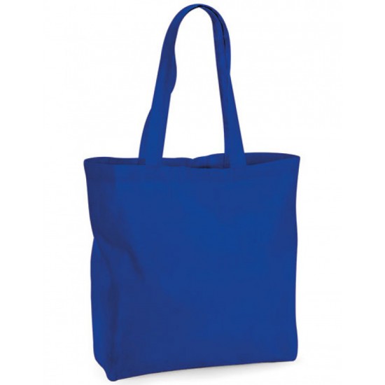 Organic Premium Cotton Maxi Bag (Blauw)