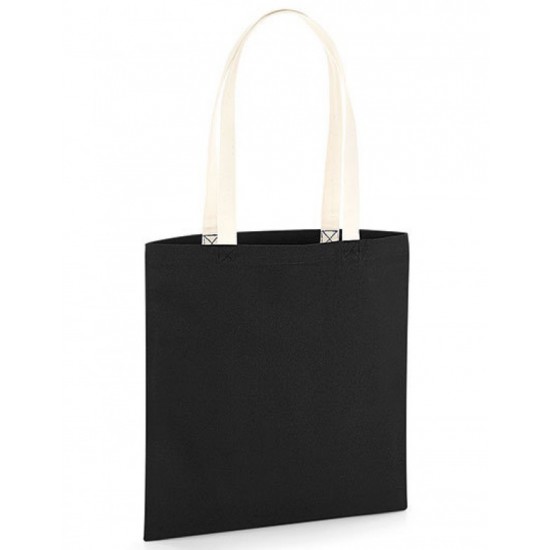 EarthAware® Organic Bag for Life - Contrast Handles (Zwart)