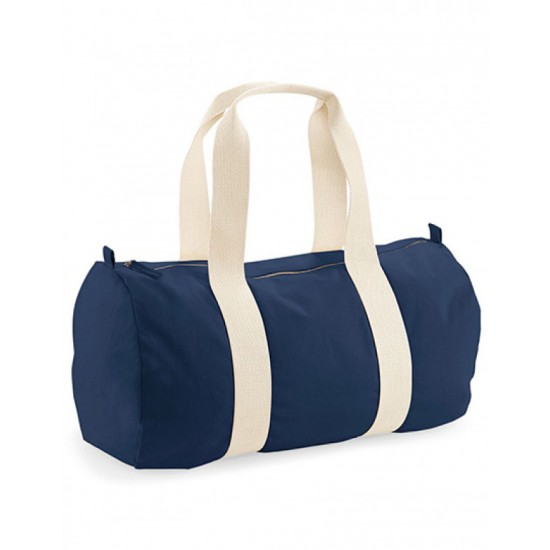 EarthAware® Organic Barrel Bag (Donker Blauw)
