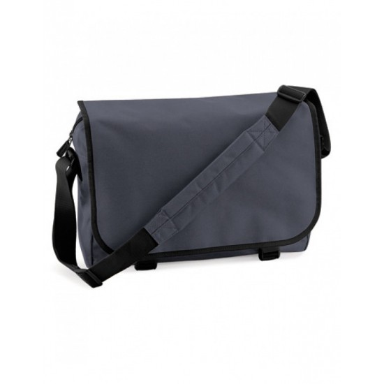 Messenger Bag Maat 38 x 30 x 12 cm (Graphite Grey)