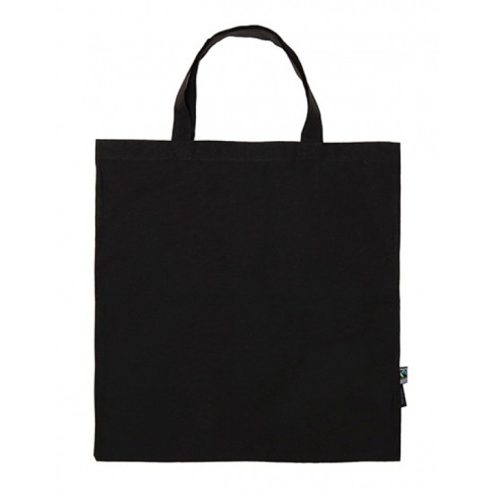 Shopping Bag Short Handles (Zwart)