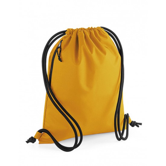 Gymtas 100% gerecycled polyester 40 x 48 cm (Mustard)