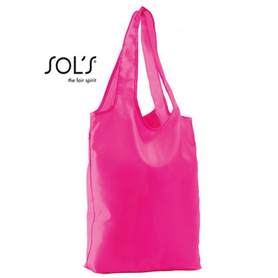 Foldable Shopping Bag Pix (Neon Roze)