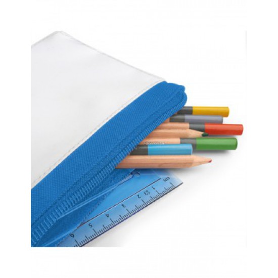 Sublimation Pencil Case(Lichtblauw/Wit)