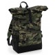 Block Roll-Top Backpack Maat 28 x 48 x 15 cm (Jungle Camo)