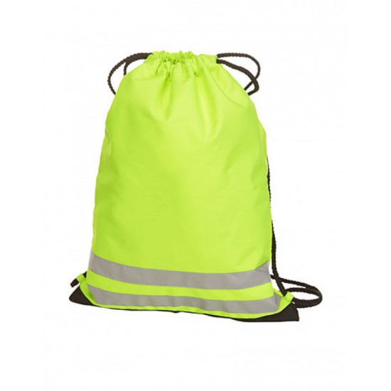 Drawstring Bag Reflex (Neon Geel)
