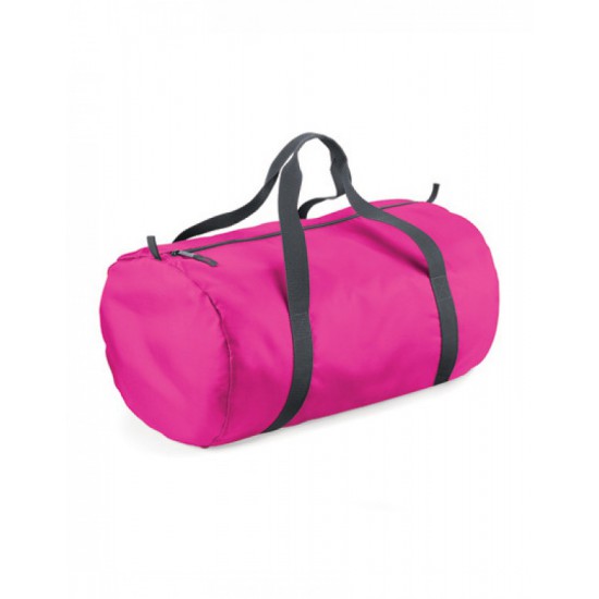 Packaway Barrel Bag ( Fuchsia)