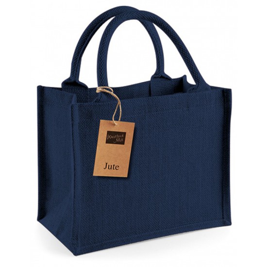 Jute Mini Gift Bag (Donker Blauw)