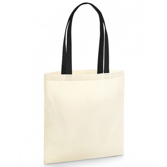 EarthAware® Organic Bag for Life - Contrast Handles (Wit/Zwart)