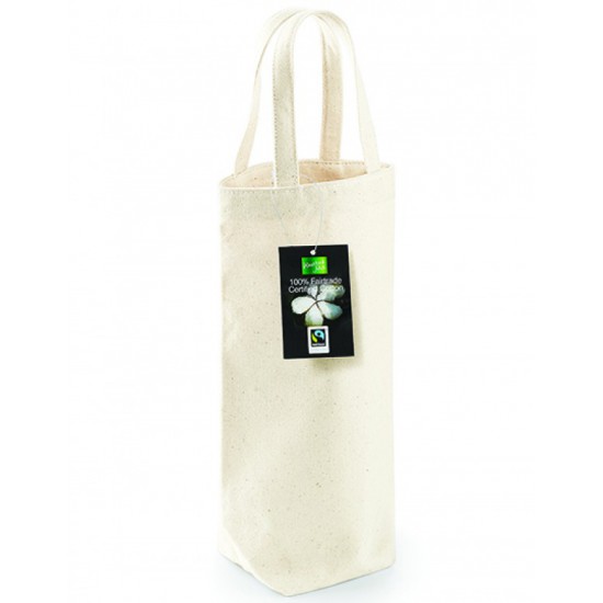 Fairtrade Cotton Bottle Bag (Natuurlijk)