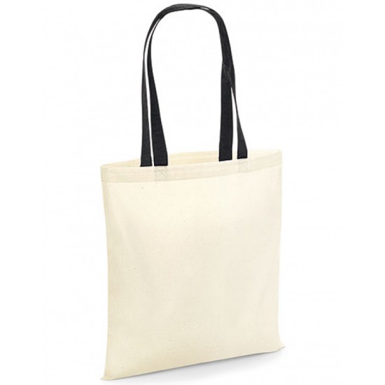 Bag for Life - Contrast Handles (Zwart)