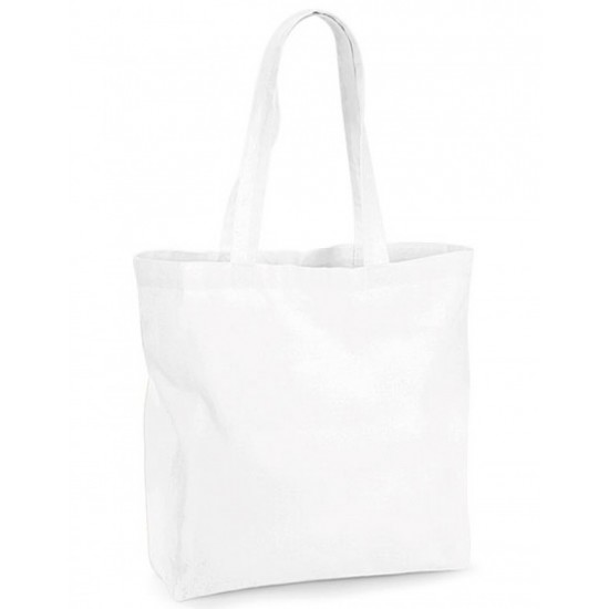 Organic Premium Cotton Maxi Bag (Wit)