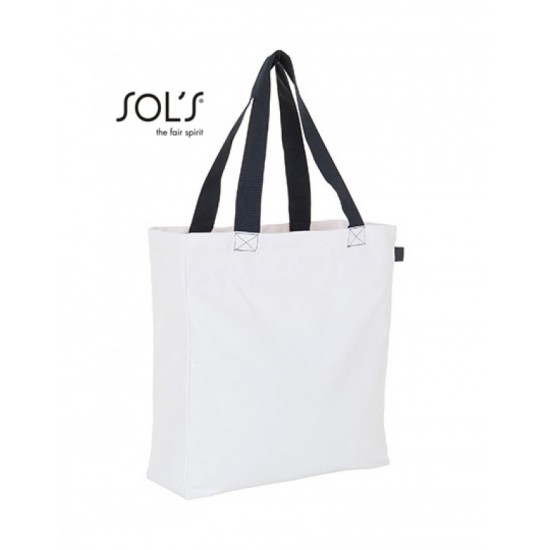 Lenox Shopping Bag(Wit/Donkerblauw)