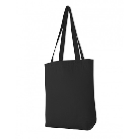 Canvas Carrier Bag Long Handle (Zwart)