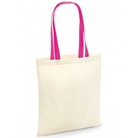 Bag for Life - Contrast Handles (Fuchsia)